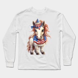 Patriot Farm Horse Long Sleeve T-Shirt